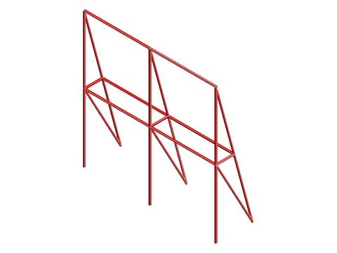 Tragkonstruktion für Werbetafel — Nigeria, 2003
